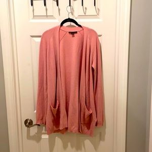 Pink Long Cardigan